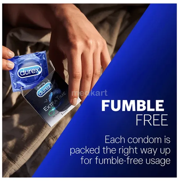 condom durex extra time 10's